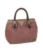 Pink Nylon Prada Handbag