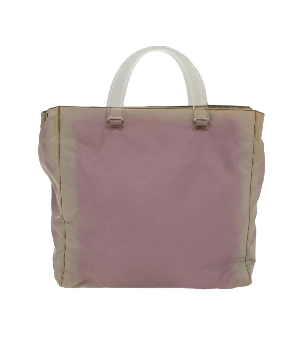 Pink Nylon Prada Handbag