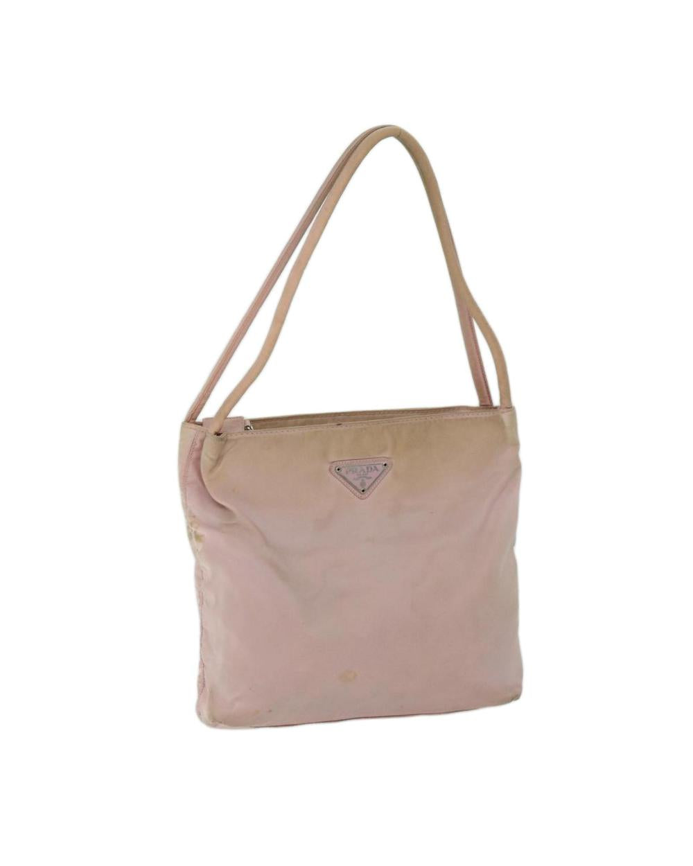 Pink Nylon Prada Handbag