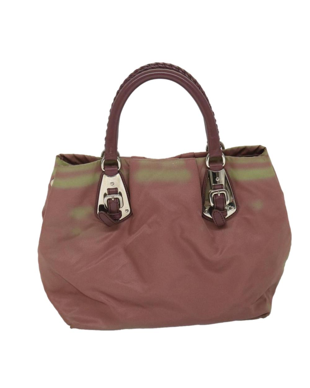 Pink Nylon Prada Handbag