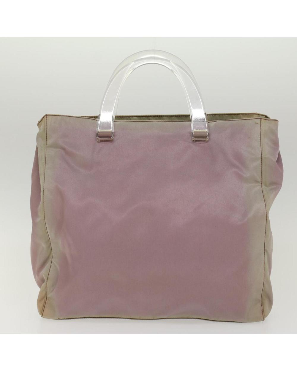 Pink Nylon Prada Handbag