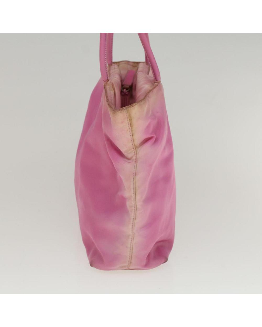 Pink Nylon Prada Handbag