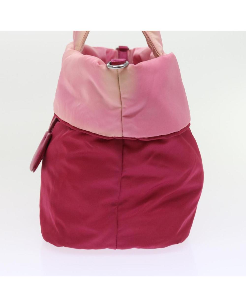 Pink Nylon Prada Handbag