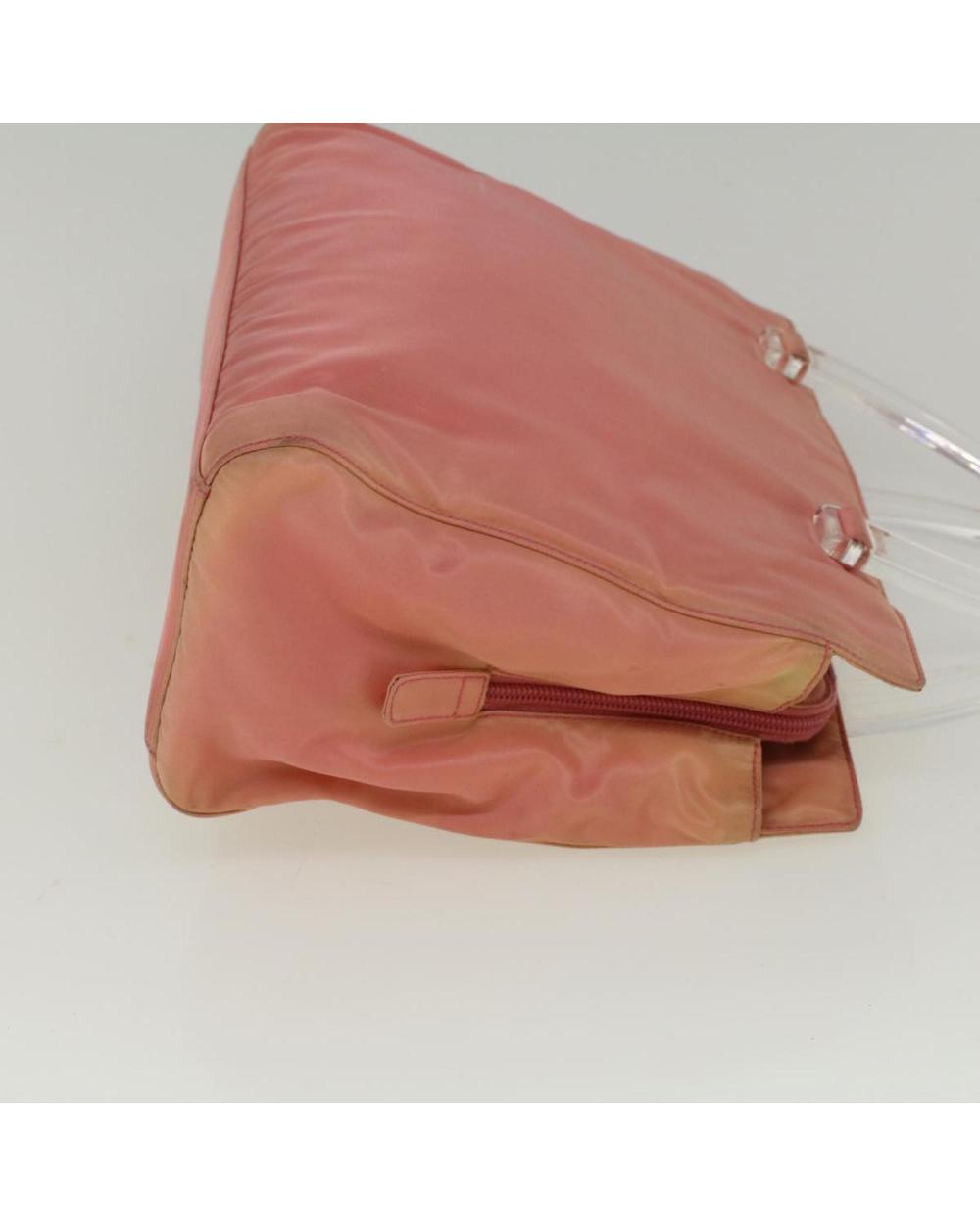 Pink Nylon Prada Handbag