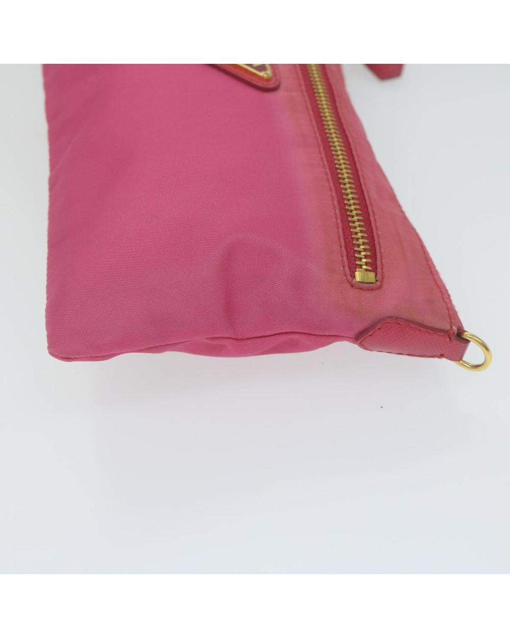 Pink Nylon Prada Shoulder Bag