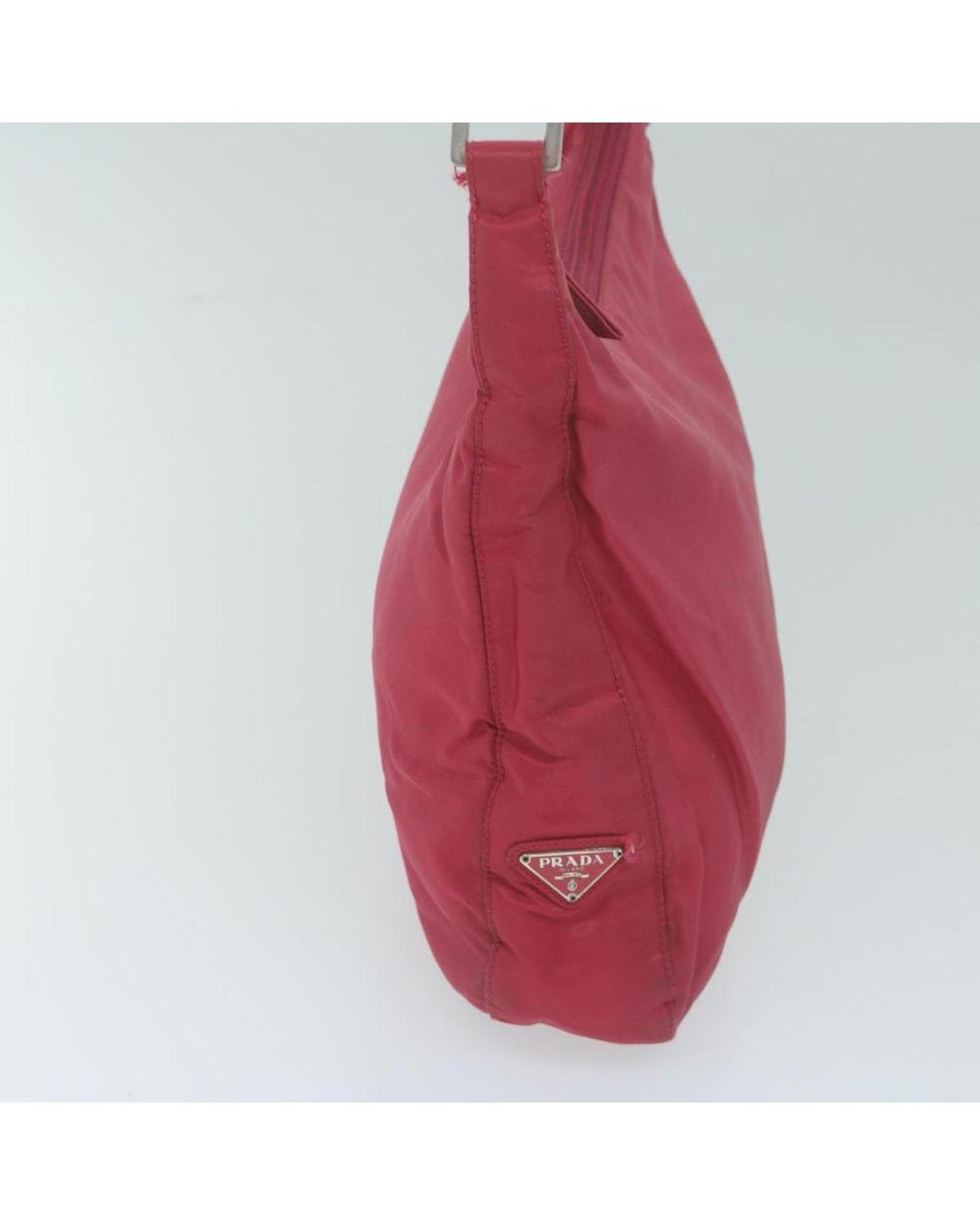 Pink Nylon Prada Shoulder Bag