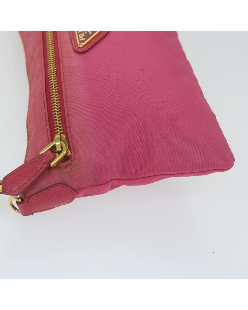 Pink Nylon Prada Shoulder Bag