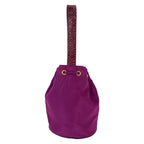 Purple Canvas Prada Handbag