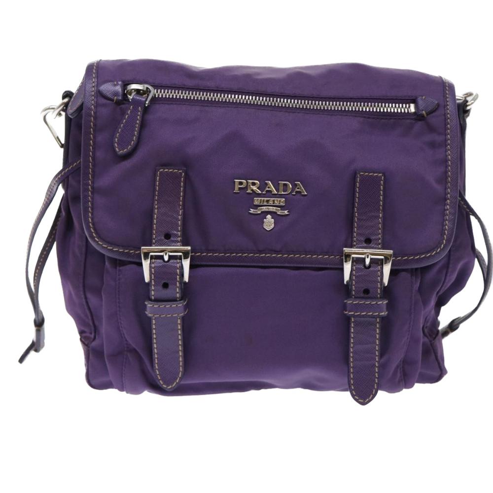 Purple Fabric Prada Tessuto