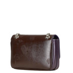 Purple Leather Prada Shoulder Bag