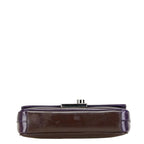 Purple Leather Prada Shoulder Bag
