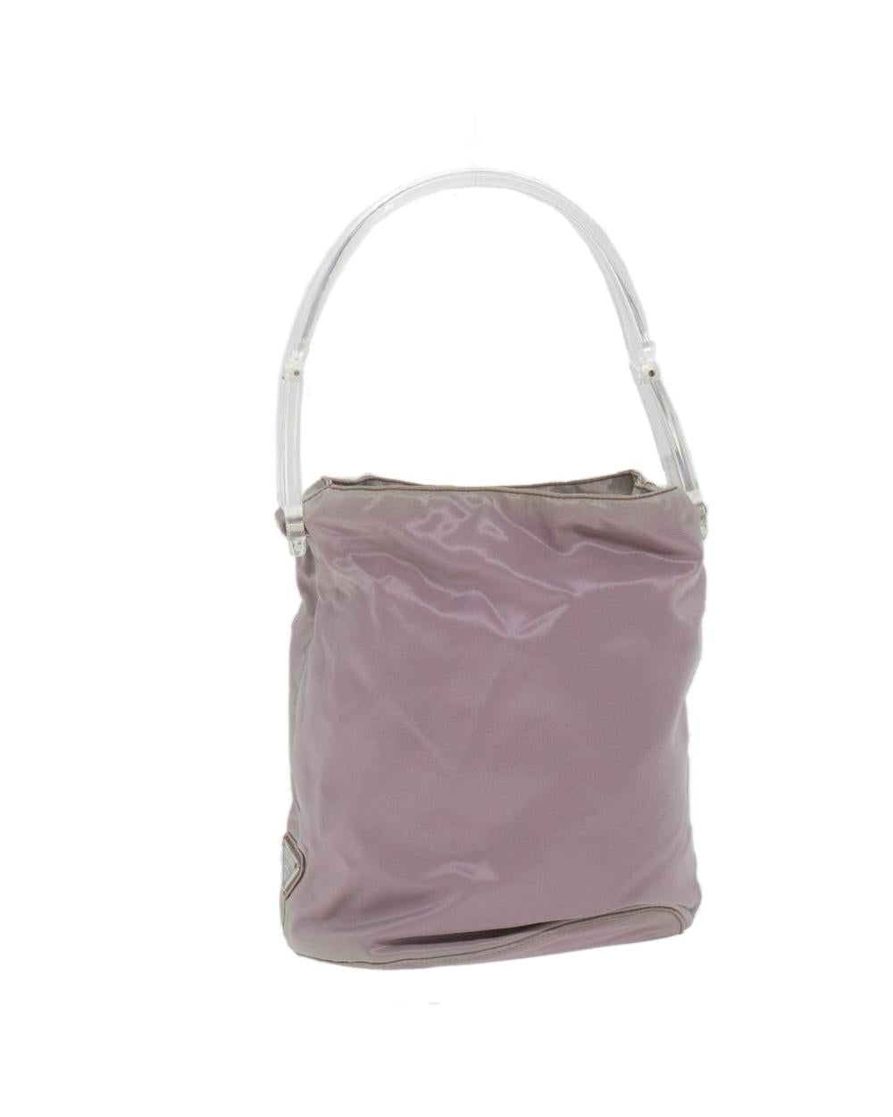 Purple Nylon Prada Handbag