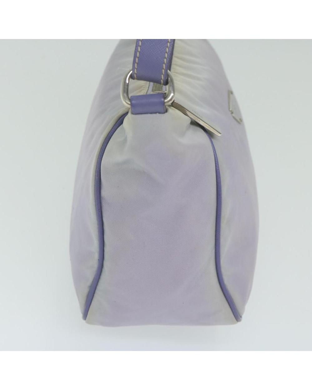 Purple Nylon Prada Handbag