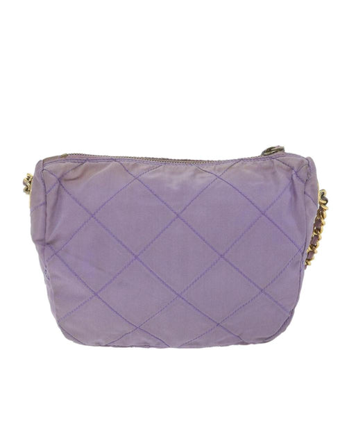 Purple Nylon Prada Shoulder Bag