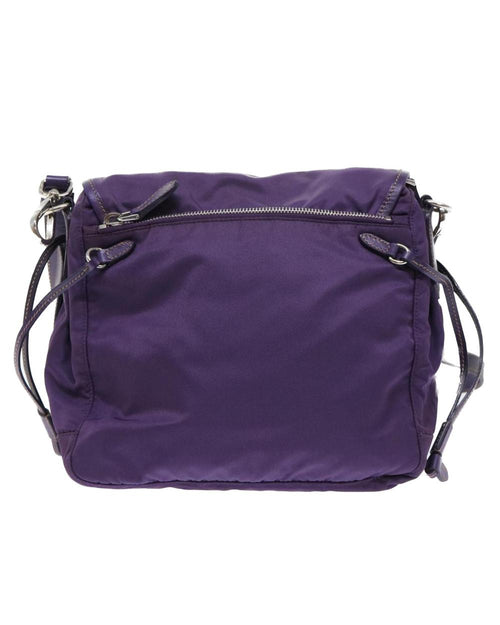 Purple Nylon Prada Shoulder Bag