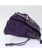 Purple Nylon Prada Shoulder Bag