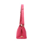 Red Fabric Prada Canapa Tote