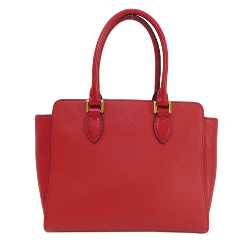 Red Fabric Prada Handbag