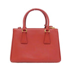 Red Fabric Prada Handbag