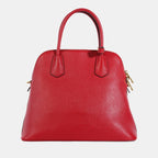 Red Leather Prada Handbag