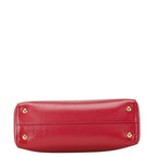 Red Leather Prada Handbag