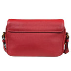 Red Leather Prada Shoulder Bag