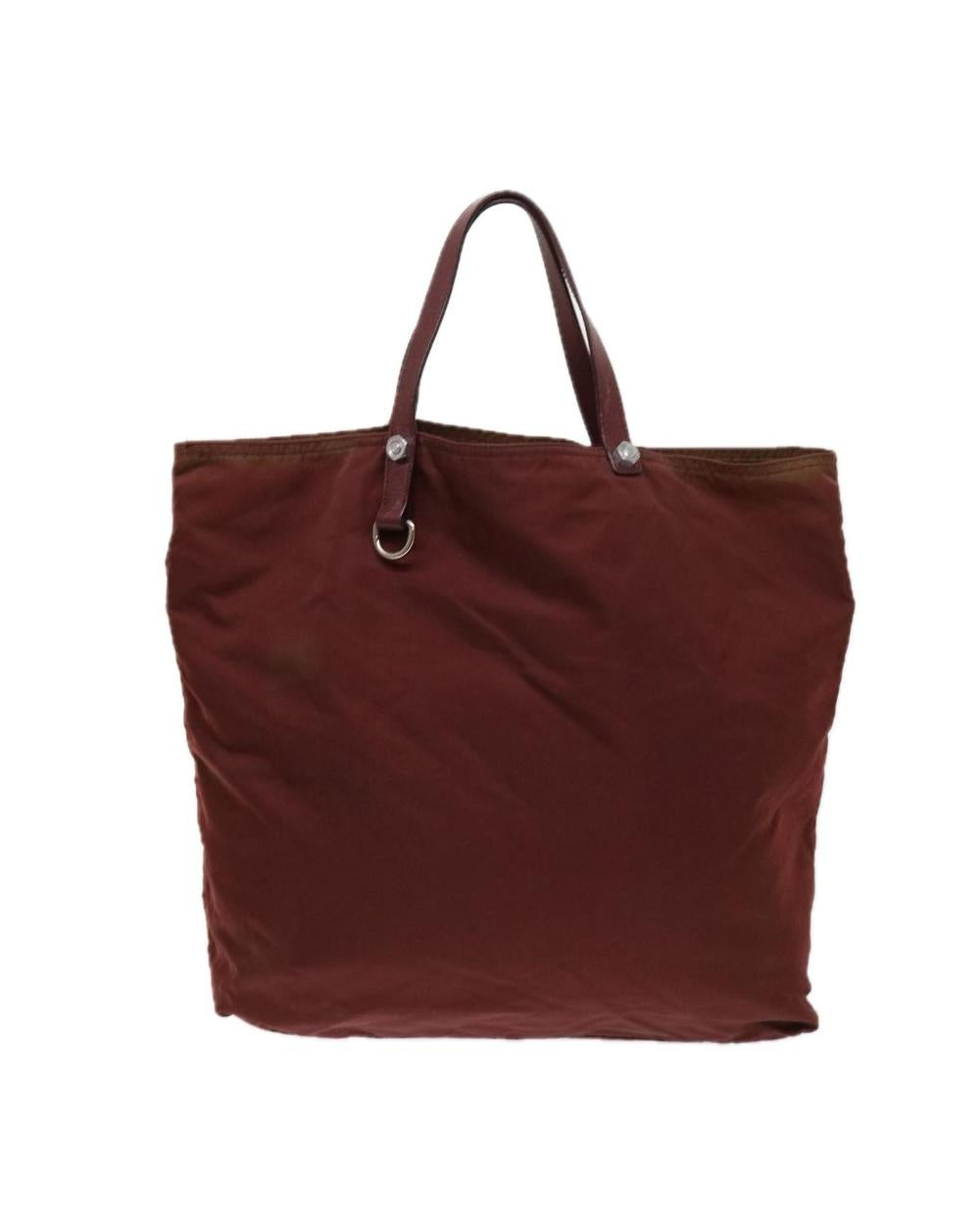 Red Nylon Prada Handbag