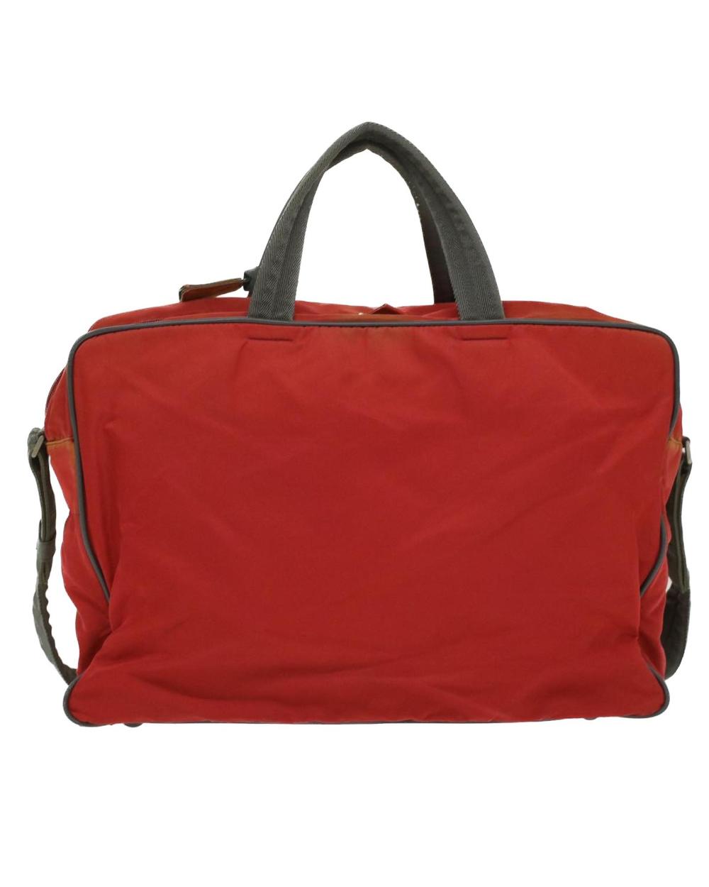 Red Nylon Prada Handbag