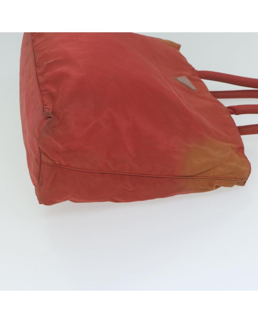 Red Nylon Prada Handbag