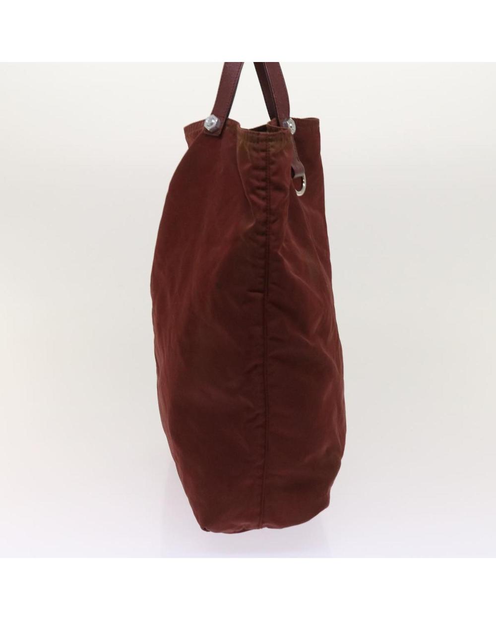 Red Nylon Prada Handbag