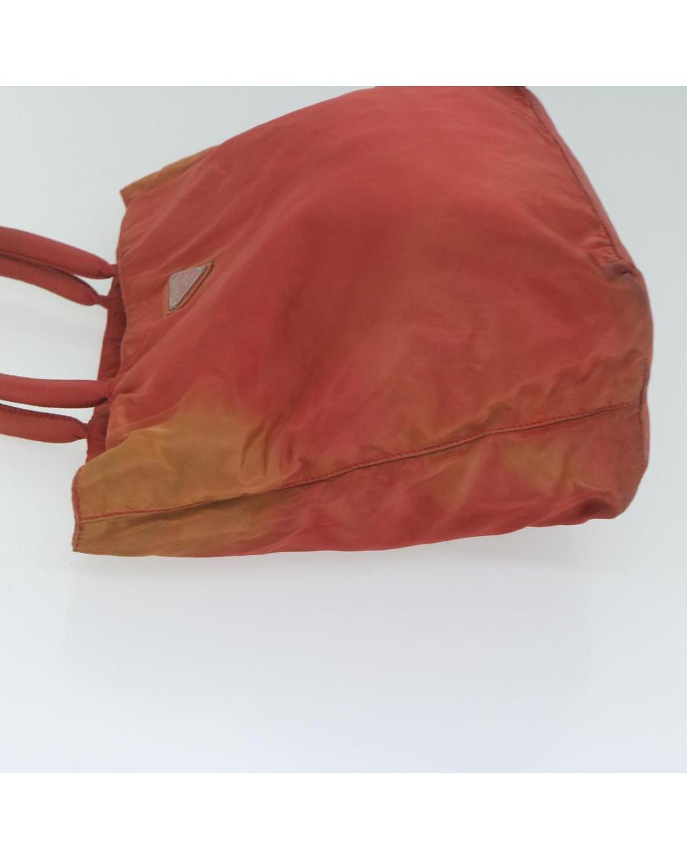 Red Nylon Prada Handbag