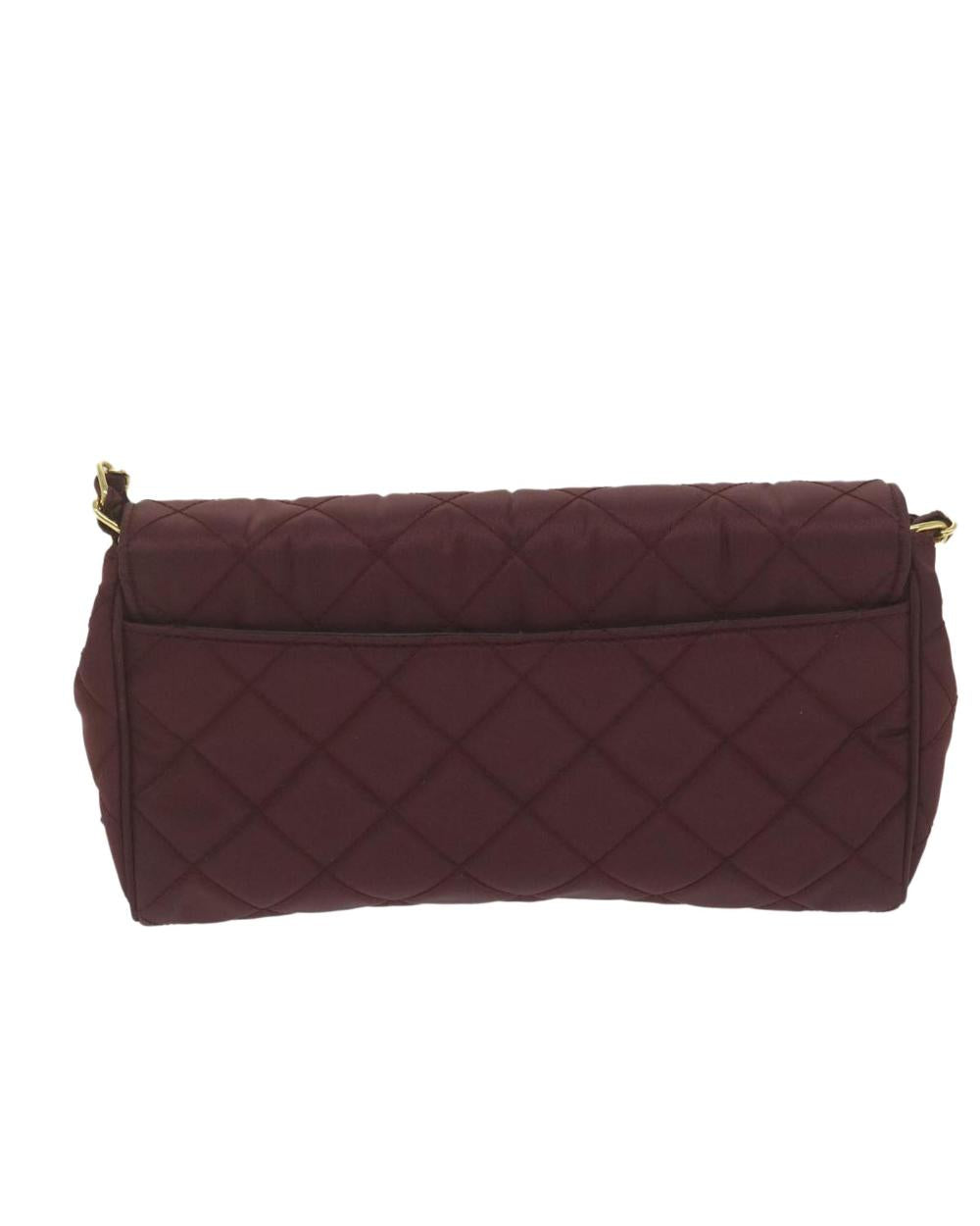 Red Nylon Prada Shoulder Bag
