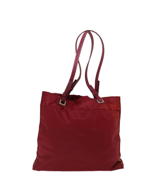 Red Nylon Prada Shoulder Bag