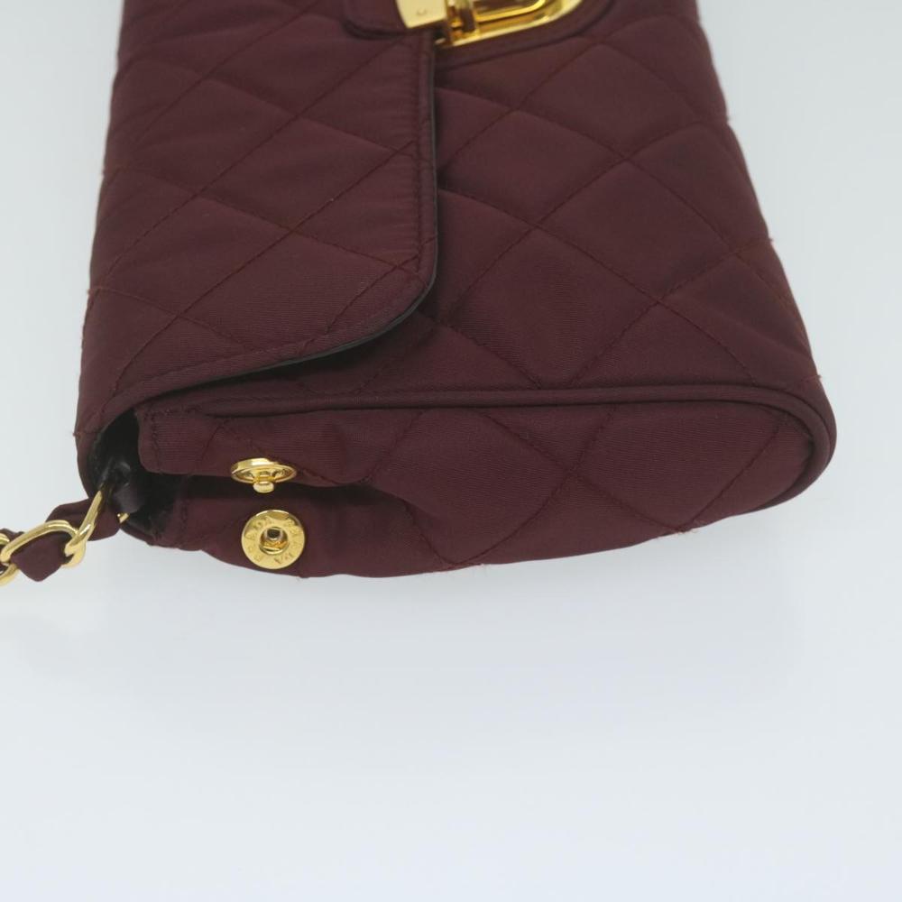 Red Nylon Prada Shoulder Bag