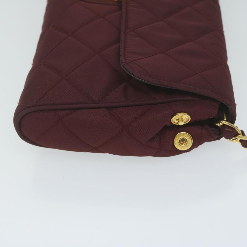Red Nylon Prada Shoulder Bag