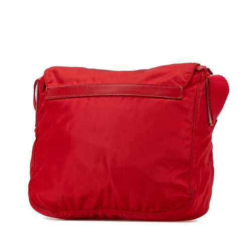 Red Nylon Prada Tessuto