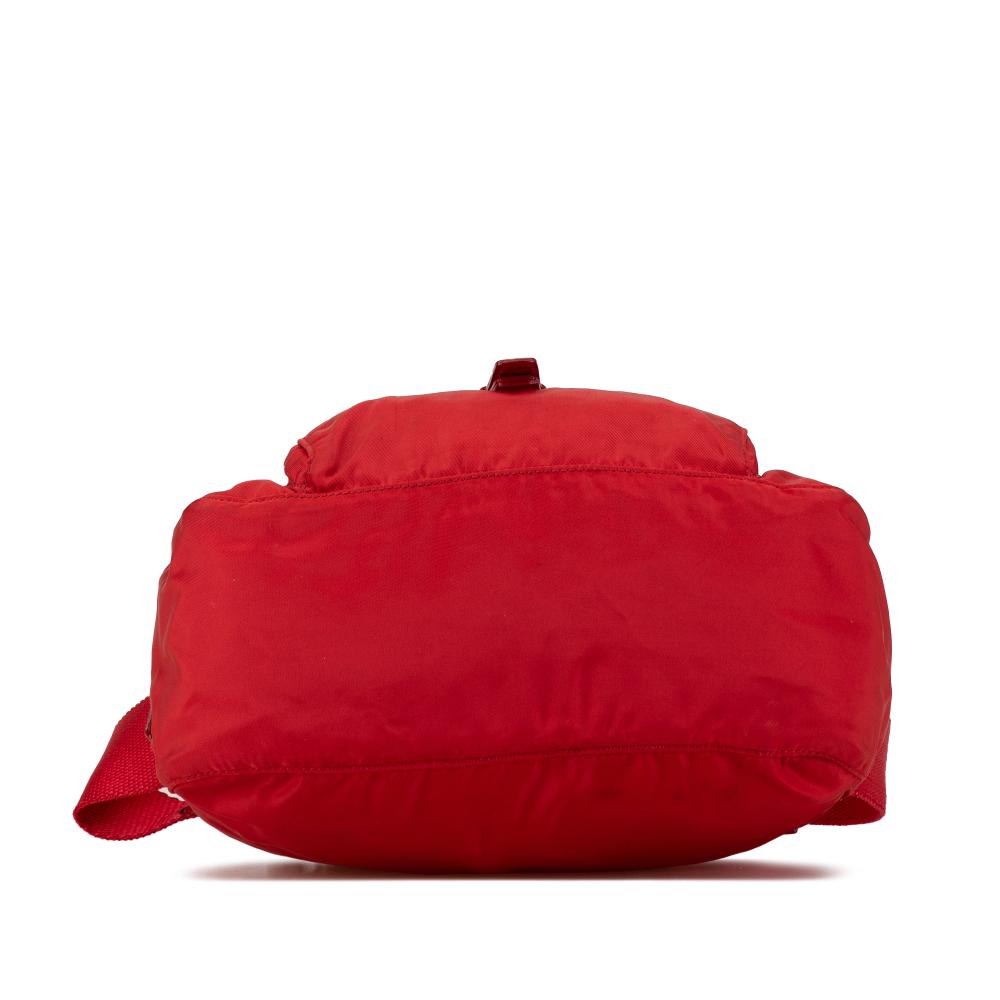 Red Nylon Prada Tessuto