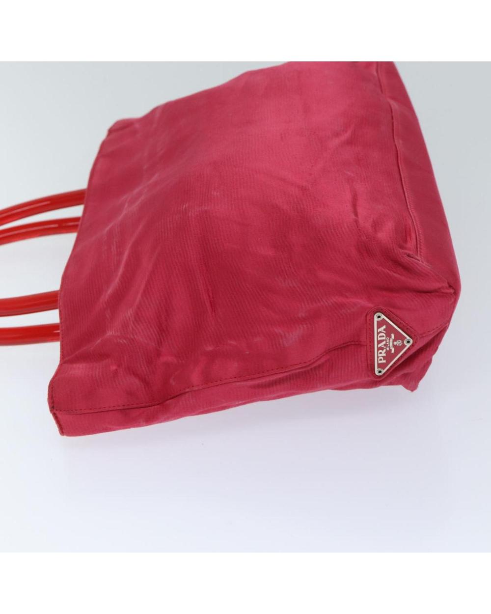 Red Satin Prada Handbag