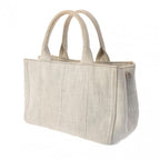 White Denim Prada Handbag