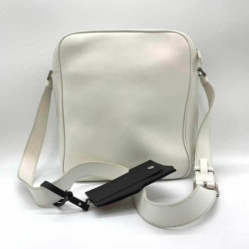 White Fabric Prada Shoulder Bag