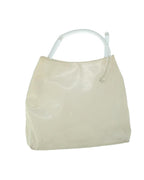 White Leather Prada Handbag