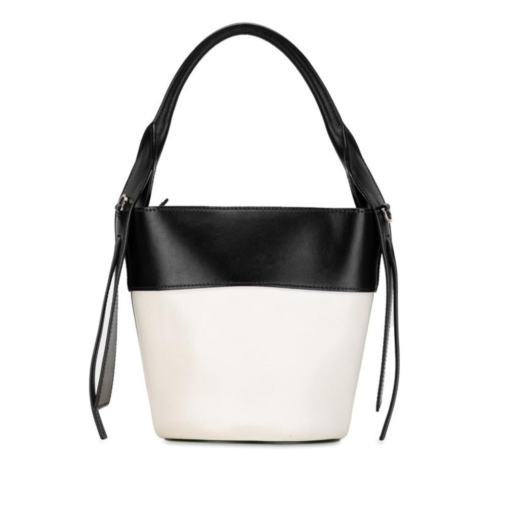 White Leather Prada Handbag