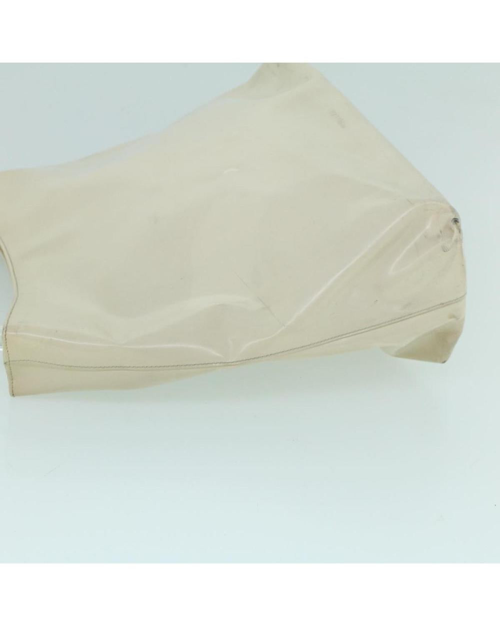 White Leather Prada Handbag