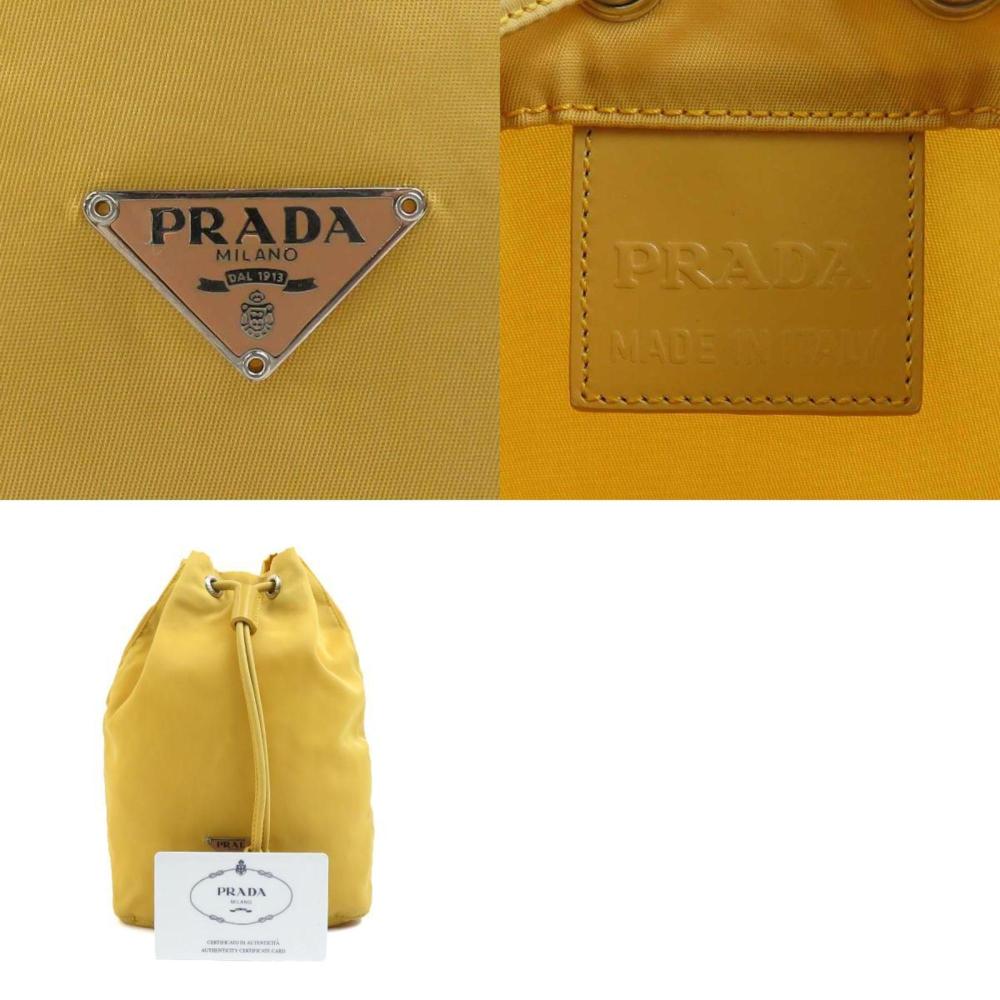 Yellow Fabric Prada Tessuto