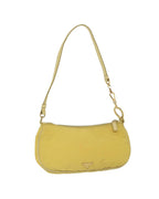Yellow Nylon Prada Shoulder Bag