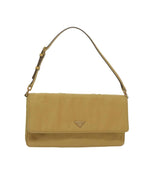 Yellow Nylon Prada Shoulder Bag