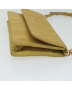 Yellow Nylon Prada Shoulder Bag