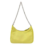 Yellow Nylon Prada Shoulder Bag