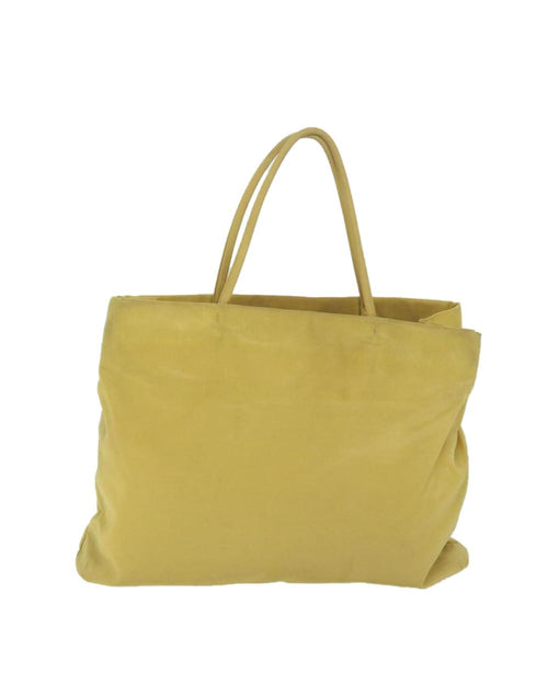Yellow Nylon Prada Tote