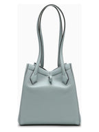 FENDI ORIGAMI PEBBLED LEATHER TOTE